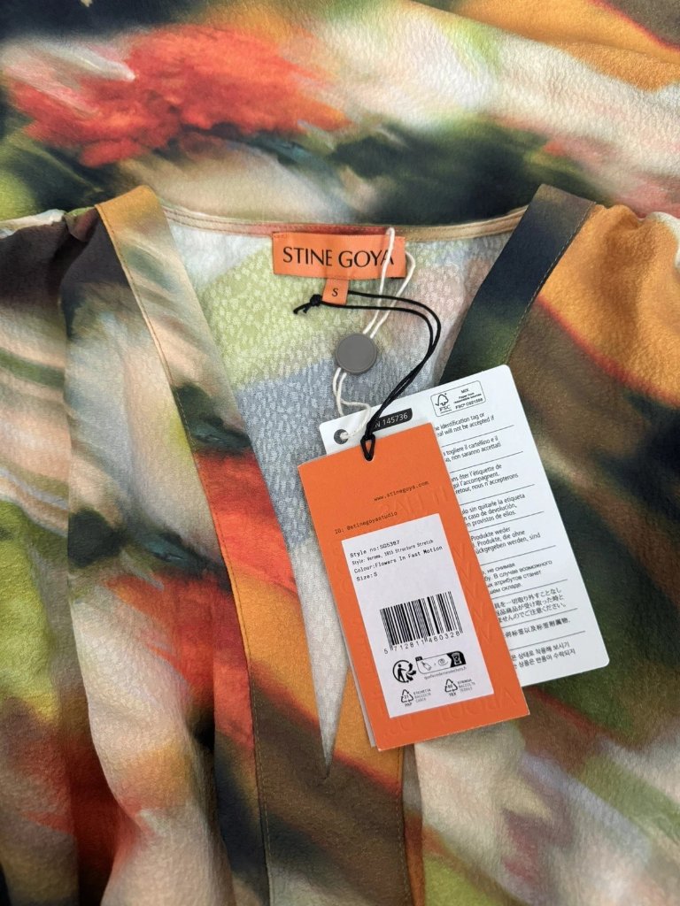 Nwt Stine Goya Veroma Printed Midi Dress Sz S $460 — image 8 of 8